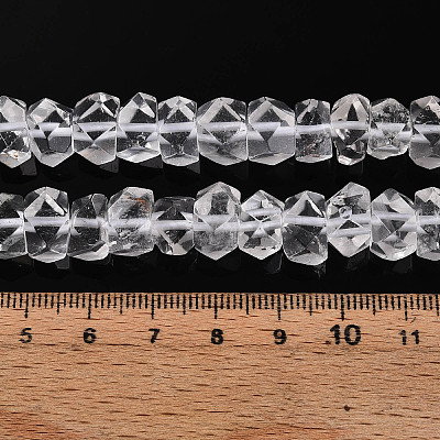Natural Quartz Crystal Beads Strands G-N347-09A-01-1