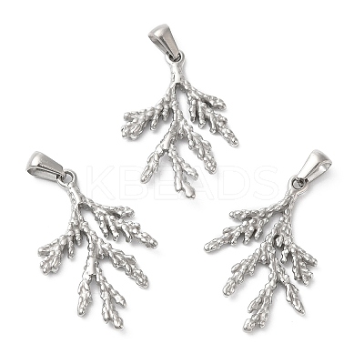 Non-Tarnish 304 Stainless Steel Pendants STAS-R122-08P-1