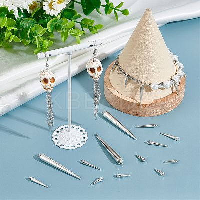 240Pcs 3 Styles CCB Plastic Pendants KY-UN0001-04-1