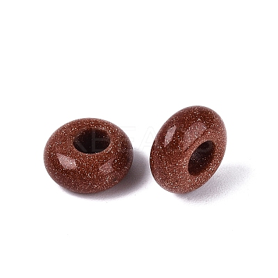 Synthetic Goldstone European Beads G-Q602-04G-1