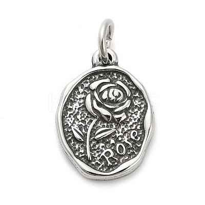 316 Surgical Stainless Steel Pendants STAS-A123-14AS-1