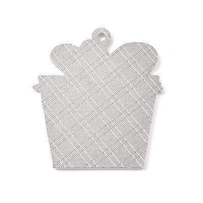 Christmas Themed Sublimation Blank Alloy Pendant Decorations LS-DIY-L070-01D-1