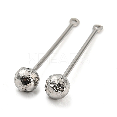 Tarnish Resistant 304 Stainless Steel Threaded Ball Eyepin X-STAS-M330-01A-P-1