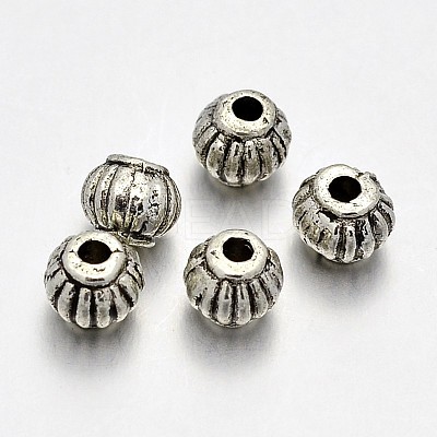 Tibetan Style Alloy Lantern Spacer Beads PALLOY-E381-06AS-NR-1