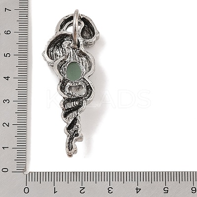 Natural Green Aventurine Pendants G-A224-03AS-06-1