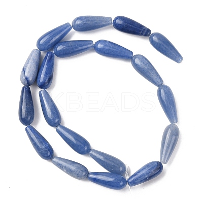 Natural Blue Aventurine(Dyed & Heated) Beads Strands G-H064-D04-01-1