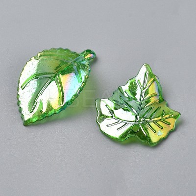 40Pcs Transparent Acrylic Pendants TACR-WH20002-15-1
