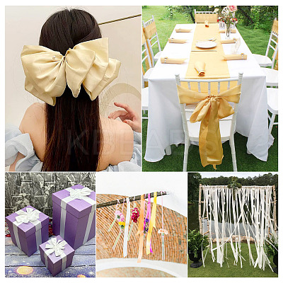 15M 3 Colors Polyester Satin Ribbon OCOR-TA0002-59-1