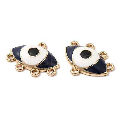 Alloy Enamel Chandelier Component Links PALLOY-E027-VF707-3-1