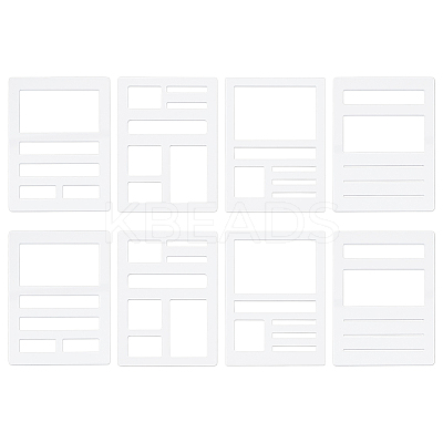 Acrylic Drawing Painting Stencils Templates DIY-BC0015-50A-1