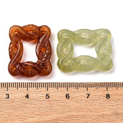 Dyed Natural Xiuyan Jade Carved Pendants G-M195-05-1