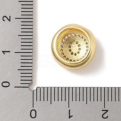 Rack Plating Brass & Cubic Zirconia Pendants KK-Z047-07G-Q-RS-1