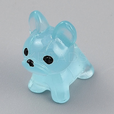 Luminous Resin Dog Display Decorations RESI-CJC0012-30D-1