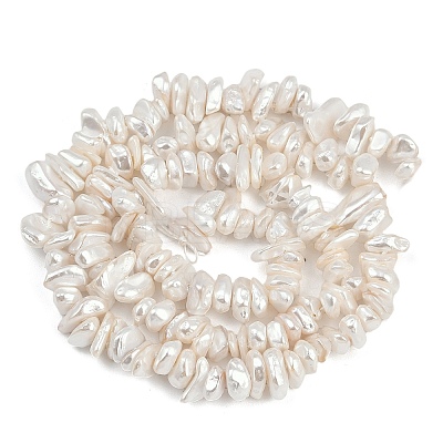 Electroplated Shell Pearl Beads Strands BSHE-H113-01A-1