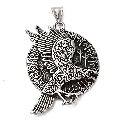 Viking Jewelry 304 Stainless Steel Pendants STAS-Z067-02P-1