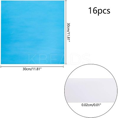PET Plastic Mirror Wall Stickers AJEW-WH0018-68B-1