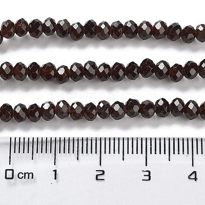 Baking Paint Imitation Jade Glass Bead Strands LS-DGLA-A034-J4MM-A11-1