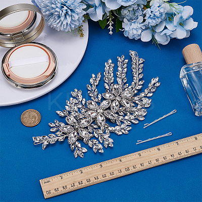 1Set Zinc Alloy & Rhinestone Hair Bobby Pins Sets AJEW-FG0005-22-1