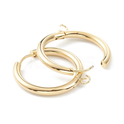 201 Stainless Steel Huggie Hoop Earring Findings STAS-P283-01M-G-1