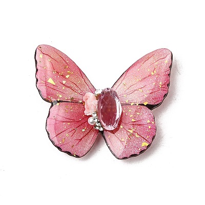 Transparent Epoxy Resin Cabochons RESI-A044-01G-1