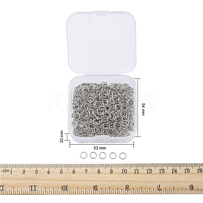 Iron Open Jump Rings IFIN-YW0001-08P-1