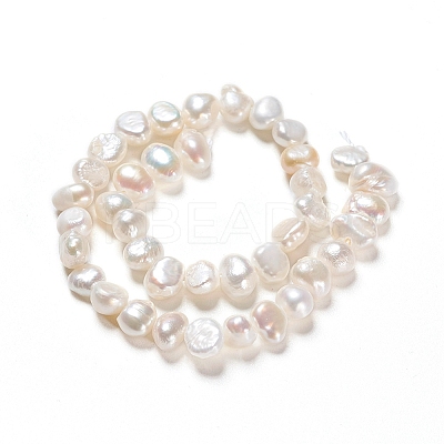 Natural Cultured Freshwater Pearl Beads Strands PEAR-I004-08B-1