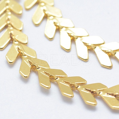 Brass Handmade Chains CHC-P004-D-G-1