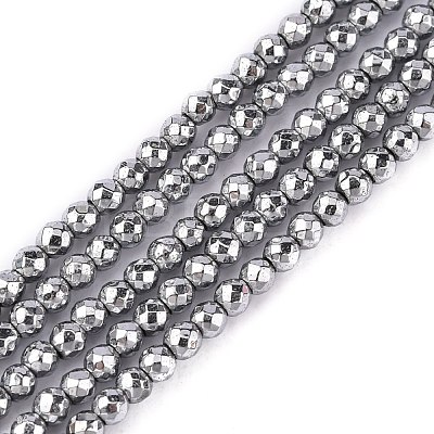 Non-Magnetic Synthetic Hematite Beads Strands X-G-G093-2mm-1