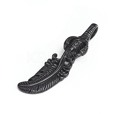 304 Stainless Steel Big Pendants STAS-F173-57B-1
