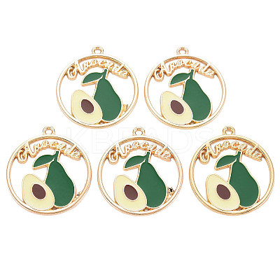 Alloy Enamel Pendants LS-ENAM-S126-114-NR-1