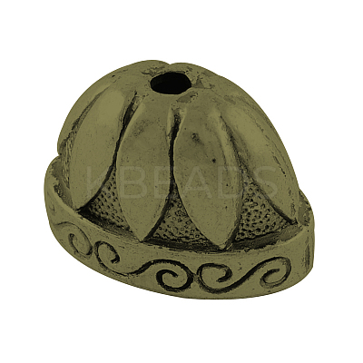 Tibetan Style Alloy Bead Cones LS-TIBE-00748-AB-FF-1
