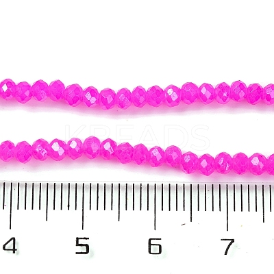 Baking Electroplate Glass Beads Strands DGLA-A039-J4mm-B24-1