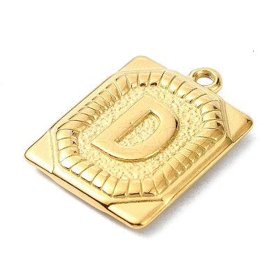 Ion Plating(IP) 304 Stainless Steel Pendants STAS-U033-01G-D-1
