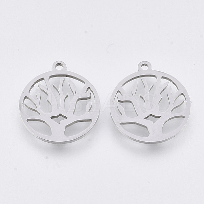 Non-Tarnish 201 Stainless Steel Pendants STAS-T044-102P-1