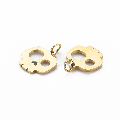 Ion Plating(IP) 316 Surgical Stainless Steel Charms X-STAS-N097-083-NR-1