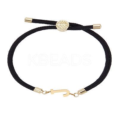 1Pc Adjustable Nylon Cord Slider Bracelets for Women BJEW-LP0001-32J-01-1