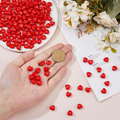 200Pcs Opaque Acrylic Beads FIND-DC0006-53-1