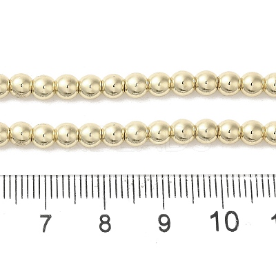 Electroplated Synthetic Non-magnetic Hematite Beads Strands G-I364-C01-G-1