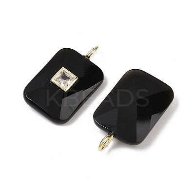 Natural Obsidian Pendants LS-G-I391-03G-12-1