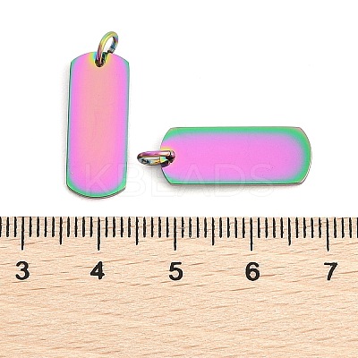 304 Stainless Steel Pendants Ion Plating(IP) LS-STAS-I311-30RC-1