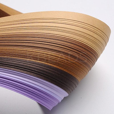 6 Colors Quilling Paper Strips DIY-J001-10mm-A06-1