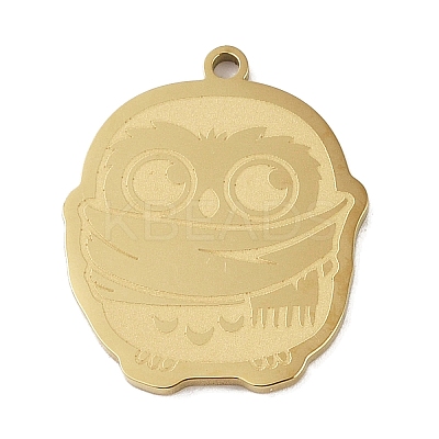 201 Stainless Steel Pendants STAS-C095-08G-1