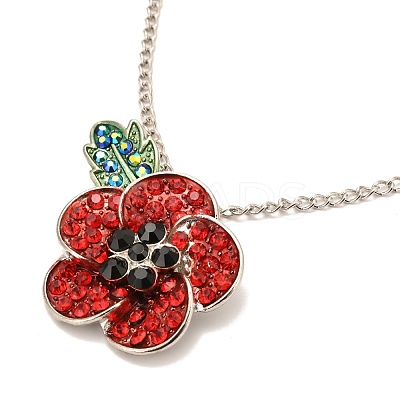 Alloy Pendant Necklaces NJEW-B080-01P-1