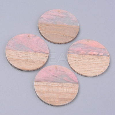 Resin & Wood Pendants RESI-R428-03B-1