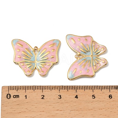 304 Stainless Steel Enamel Pendants STAS-G358-03G-01-1