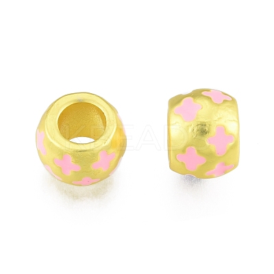 Alloy Enamel European Beads FIND-G035-30MG-1