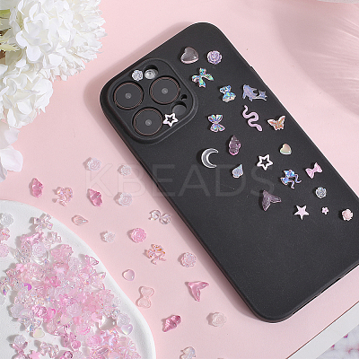 6 Bags Resin Cabochons MRMJ-SC0001-23-1