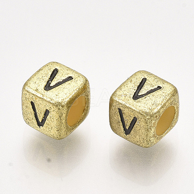 Acrylic Beads PB43C9308-G-V-1