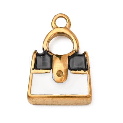 304 Stainless Steel Enamel Pendants LS-STAS-B112-01G-08-1