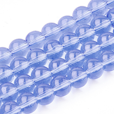Glass Beads Strands LS-GR8mm66Y-1